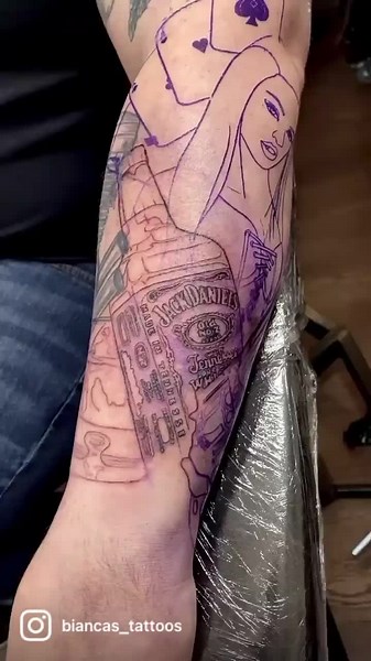 IG @biancastattoos #tattoo #sleeve #tattoosleeve