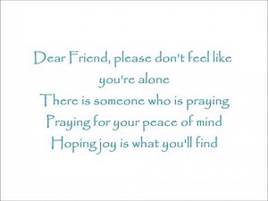 Dear Friend Stacie Orrico Karaoke / Instrumental [Official]