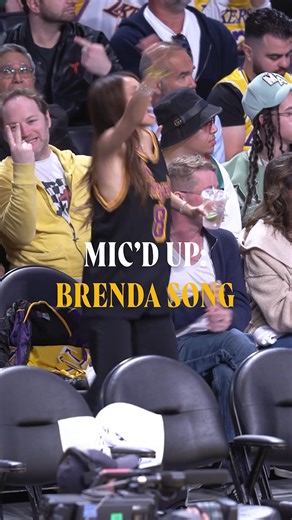 We mic'd up Brenda Song for Game 2. You're welcome. | Los Angeles Lakers