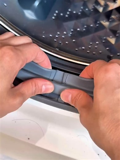 ドラム式洗濯機のホコリ掃除方法