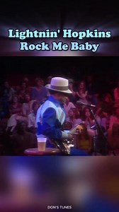 Lightnin' Hopkins performs "Rock Me Baby" live at Austin City Limits in 1979. It shows the still-powerful country bluesman disproving the old dog/new tricks adage with a Stratocaster and wah-wah pedal. #lightninhopkins #blues #bluesmusic #guitar #legend #stratocaster #electricguitar | Don's Tunes