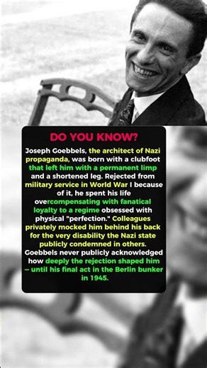 The Nazi Propaganda Chief Hid This His Whole Life