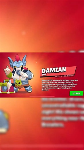 Day 42: DAAAMIAAAN!!!😱🔥 #brawlstars