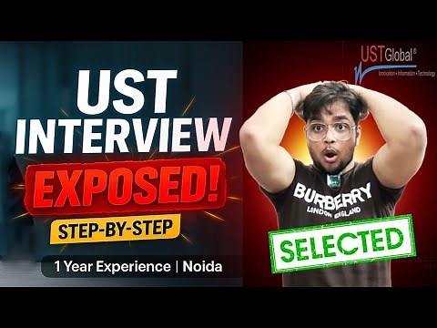 UST Global Interview Process EXPOSED | Step-by-Step Guide for Service-Based Companies | AA