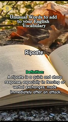 Learn new and unusual words to increase your vocabulary in English. #vocabulary #vocabularybuilding #vocabularywords #englishvocabulary #englishlearning #vocabularylearning #educational #students | Daily Brain Quiz