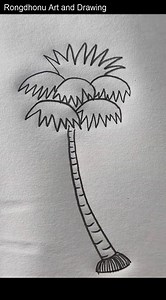 #Plamtree 🌲🌲 #talgas #art #technique 🌴🌴 | Rongdhonu Art and Drawing