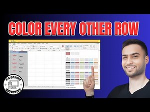 How to Color Every Other Row in Excel