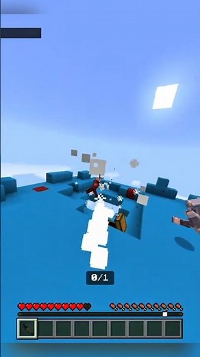 TAKE THAT! Grab the BAZOOKA and don't fall!!! #minecraft #minecraftchallenge #minecraftpvp