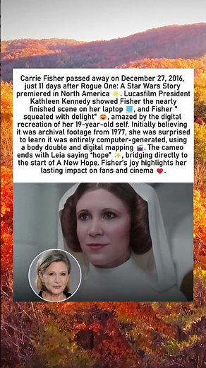 Carrie Fisher’s Digital Leia Cameo in Rogue One | True Story