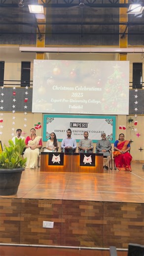 DIXON M on Instagram: "Truly honored to be invited as the Chief Guest at Expert College’s Christmas Celebration 🎄✨ From colourful vibes and mini Santas to energetic dance performances and joyful moments—every bit reflected the true spirit of Christmas. Grateful for the love, warmth, and wonderful memories. Thank you for making it so special.” Thanks @expertpucollege #GratefulHeart #ChiefGuest #ChristmasCelebration #ExpertCollege #FestiveVibes #ChristmasJoy #MiniSantaMoments #DanceCelebration #S