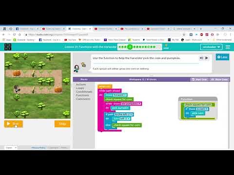 Lesson 21 Functions with the Harvester #4