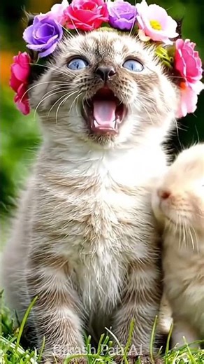 Cat Video 😻 | Loud Meow Meow Kitten 🐱 | Cat Sound | Funny Cat #shorts