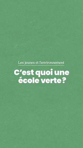 C'est quoi une école verte? Partie 3 de 6 de notre série qui fait entendre des #jeunes sur l'#environnement #ecoleprimaire #ecoresponsable #sauverlaplanete #stockholm50 #archivesrc #radiocanada #archives #tiktokquebec 📽: Montage d'archives de 1957 à 2005
