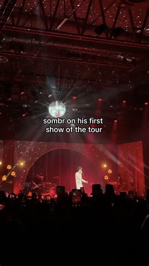 Sombrs first show on tour #sombr #shorts #youtubeshorts