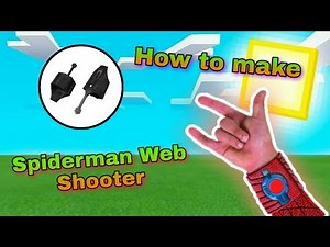 Minecraft Tutorial; How to make Spiderman Web Shooter (Easy Nomood)