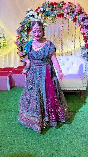 The very beautiful Anjelie ☺️ Dress @Diamond Saree #fypシ゚ #indianbrides #suriname🇸🇷 #nederland🇳🇱 #fridaymoodvibes #bhatwaannight