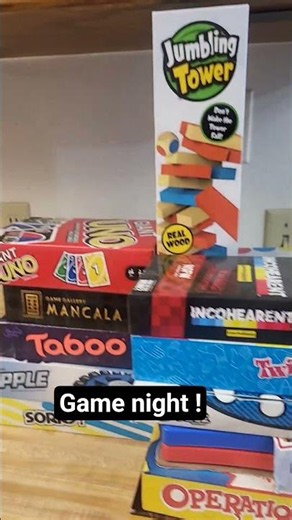 Can you beat me at all these games #gamenight #boardgames #challenge