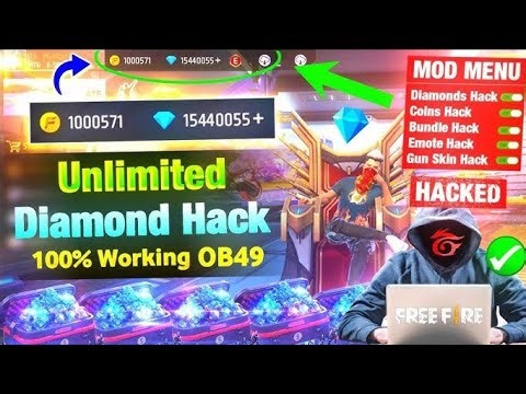 Unlimited diamond hack | Free fire me free diamond kaise lein | free fire me diamond hack kaise kare