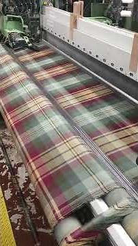 Auld Scotland Tartan - Lochcarron of Scotland - Weaving on Loom