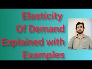 Elasticity of Demand | Factors That Affect elasticity of Demand Explained with Examples"