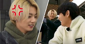 BTS's Jungkook Turned A Giant Keyboard Into A Weapon Because V Had It Coming