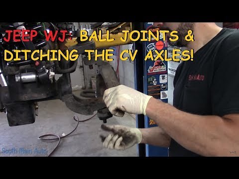 Jeep WJ: Ball Joints & Front CV / U-Joint Conversion