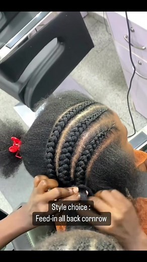 All Back Cornrow Braids: Natural Hair Styles Inspiration