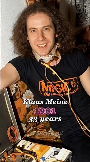 Klaus Meine ：a legendary hard rock vocalist 🎤.#rockstar #klausmeine #scorpions #band