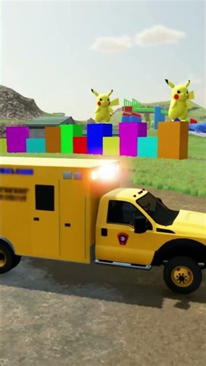 FS22 Mega Transport! 🚑🚓 Emergency Convoy!