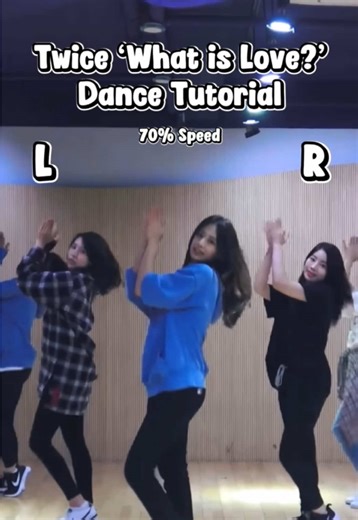 TWICE (트와이스) ‘What is Love’ Mirrored Dance Tutorial 70% Speed @TWICE #TWICE #트와이스 #WHATISLOVE #TWICE_WHATISLOVE #STUDIOLIBEROSIS