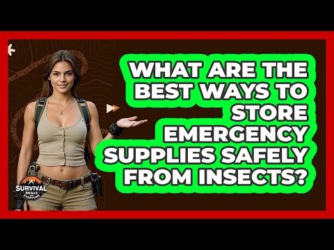 What Are The Best Ways To Store Emergency Supplies Safely From Insects?