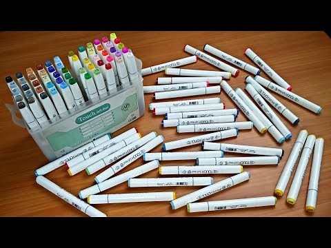 Touchsoft Markers - Best Alternative For COPIC & How To Use Them
