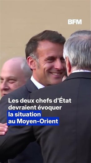 Emmanuel Macron est arrivé à Rome avant sa rencontre avec le pape