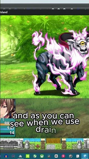 Making an HP or MP absorb skill is SUPER EASY 😎 #rpgmaker #videogames #gamedev