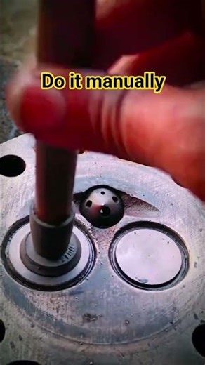 Grind Engine Valves Manually #shorts #shortsfeed