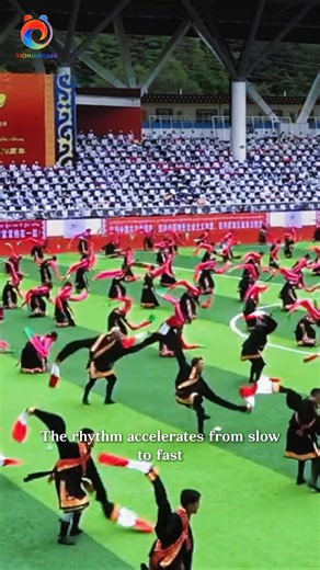 1.4K views · 17 reactions | Zhenda Guozhuang is a folk group dance popular in Shiqu County, Ganzi Tibetan Autonomous Prefecture, Sichuan Province. With a history of more than 100 years, it was included in the National Intangible Cultural Heritage List in 2006. #DecodeSichuan #AutumninSichuan #VisitSichuan #intangibleculturalheritage #history #cultural #culture #dance #folk #people #wish #blessing | Visit Sichuan - China | Facebook