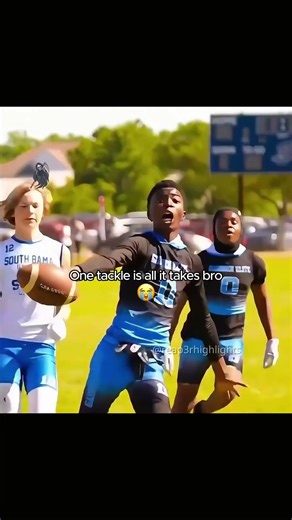 One tackle, and It's over bro 😭 #americanfootball