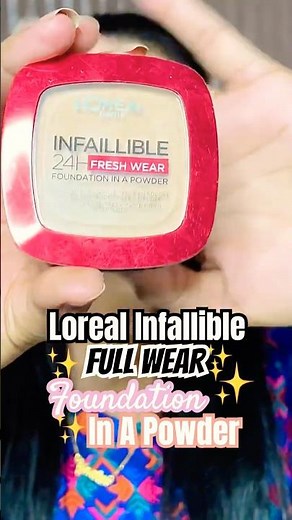 **VIRAL**LoReal INFALLIABLE 24-Hour Foundation In A Powder🤍