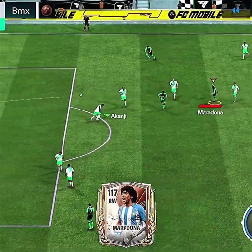 new maradona first touch ball 😰 #eafifamobile #fifamobile #fifa #easports #flipaclip