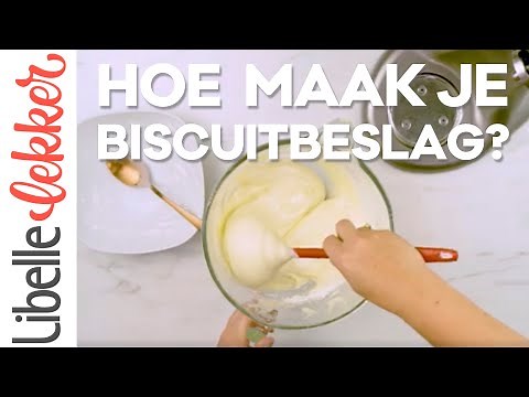 Hoe maak je biscuitbeslag?