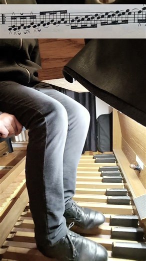 Orgel spielen - organ playing is not always fun; Drill 61f