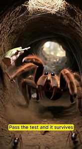 The Frog That Lives With a Tarantula… And Survives