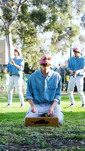 8.1K views · 142 reactions | One man, many rhythms. ✨ Mikey builds a full african percussion ensemble from himself. He is layering tongue drum, cane jingler, seedpod rattle, and agogo bells into a hypnotic groove. Shot in one location and mixed into a symphony of texture for the ears.  Listen with headphones #africanpercussion #solomusician #tonguedrum #agogobells #seedpodrattle #cangejingler #percussion | African Drumming | Facebook