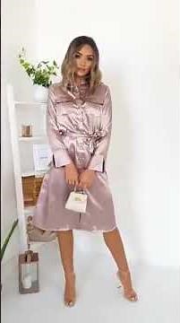 Satin dress