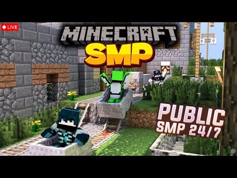 Minecraft Public Smp Live | 24/7 Public Server |5k Special | #minecraftlive #minecraft