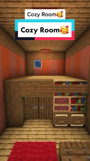 Minecraft Cozy Room Design Tutorial