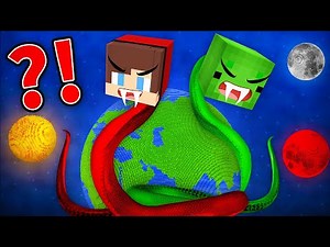 How Mikey and JJ Became SNAKES and Attacked The Planet in Minecraft (Maizen)