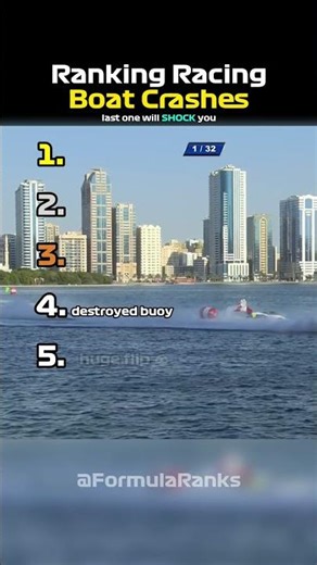Ranking Racing Boat Crashes! 👀🚢