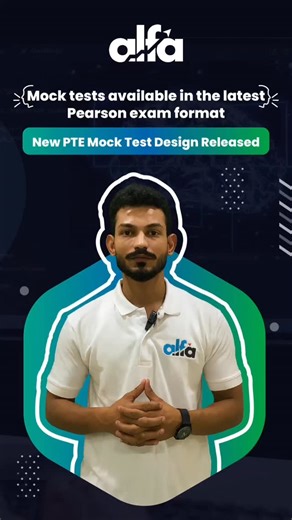 Big News for PTE Test Takers | AlfaPTE Mock Tests with Real Exam Interface AlfaPTE now offers mock tests with the latest Pearson exam format, giving you the closest feel to the real PTE exam. ✅ Real exam-like interface ✅ Updated design & structure ✅ Smart practice experience ✅ Build confidence for test day Prepare smarter, boost your confidence, and walk into your PTE test fully prepared. 👉 Try it now at https://AlfaPTE.com #PTE #PTEExam #PTEPractice #AlfaPTE #PTEPreparation #PTEStudy #PTETips 