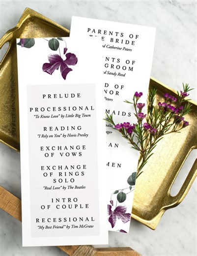 How to write wedding program example | Honestweddingadvice.com